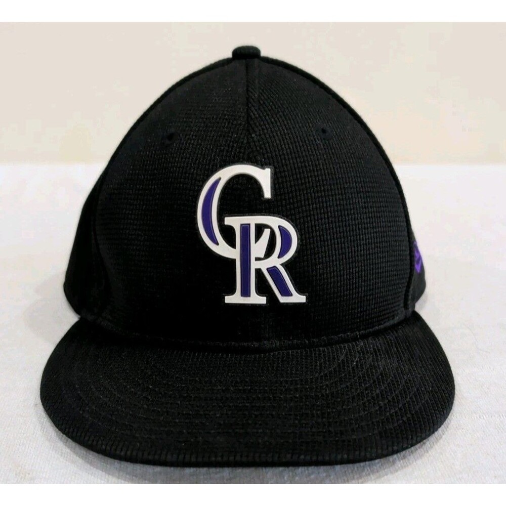 Colorado Rockies New Era 59Fifty MLB Genuine Merchandise Fitted Hat Size 7 1/8